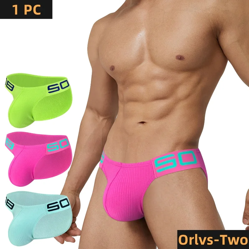 2024 New Sexy Underwear Men Jockstrap Comfortable Cotton Gay Man\'s Underwear Bikini Men Briefs Male Underwear Funny BS813