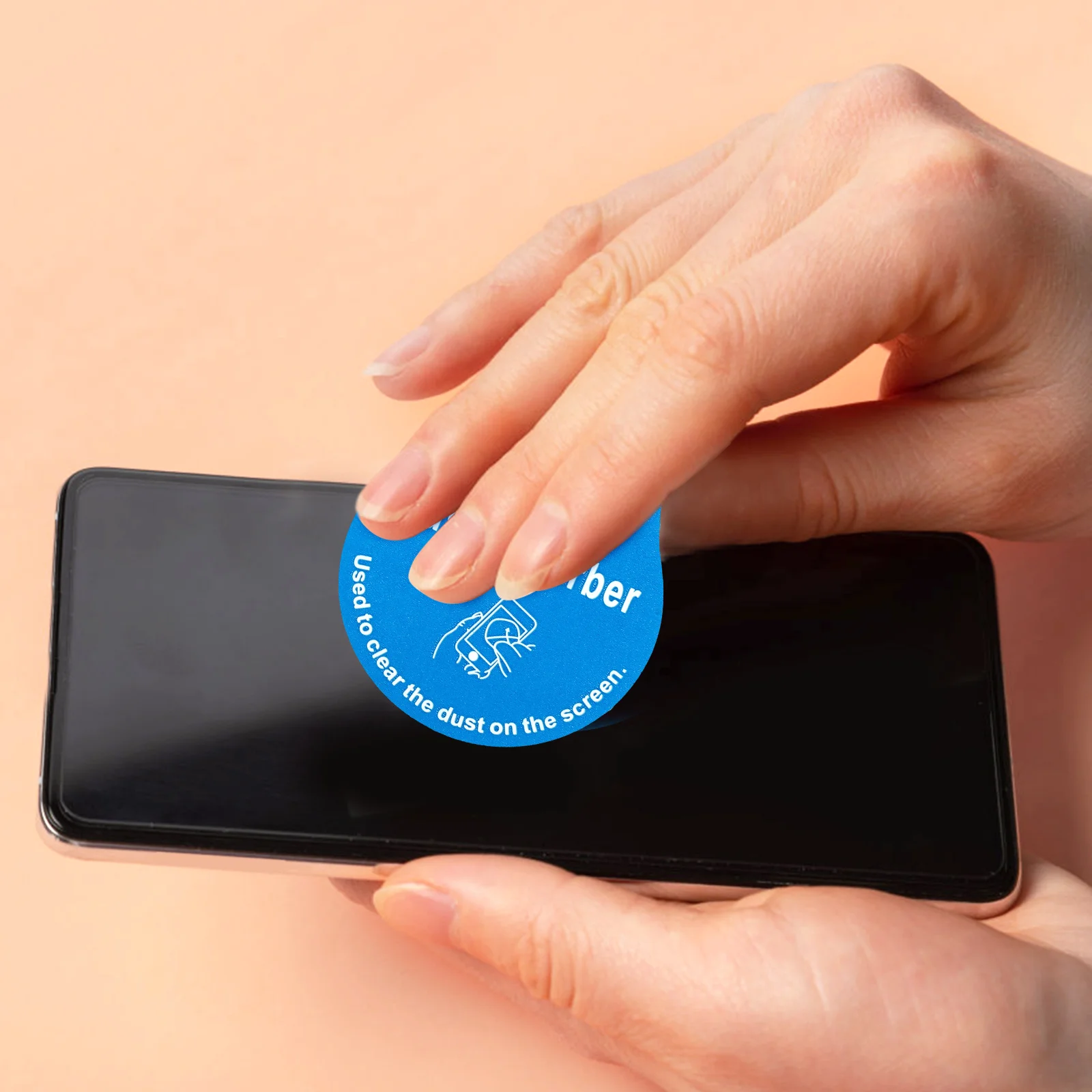 

200pcs Screen Dust Removal Stickers Phone Cell Absorber Cleaner Mobile Paper Monitor LCD Dedust Stickers Effective Clean Dirt