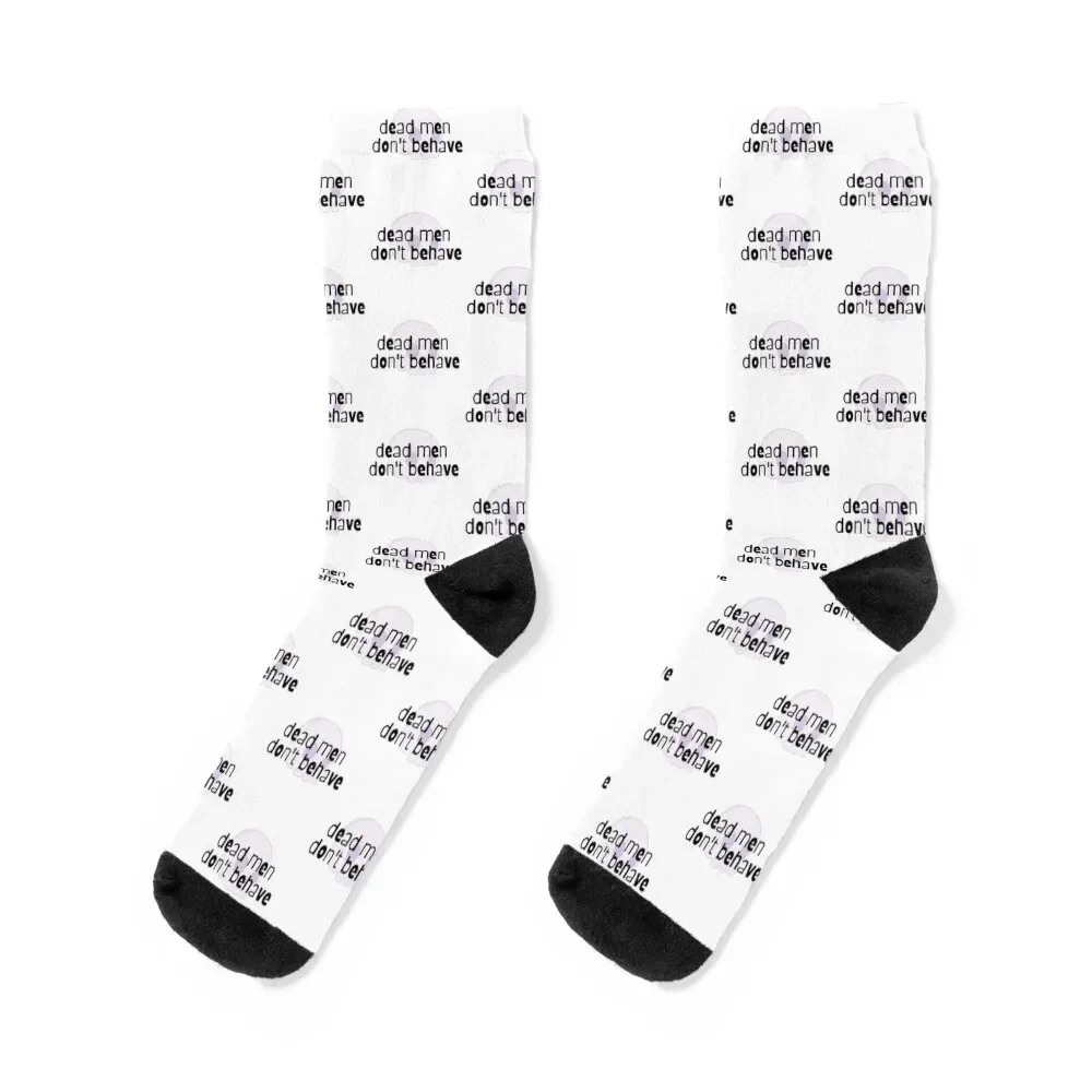 

Dead Men Don't Behave Socks anime football Sports Boy Child Socks Women's