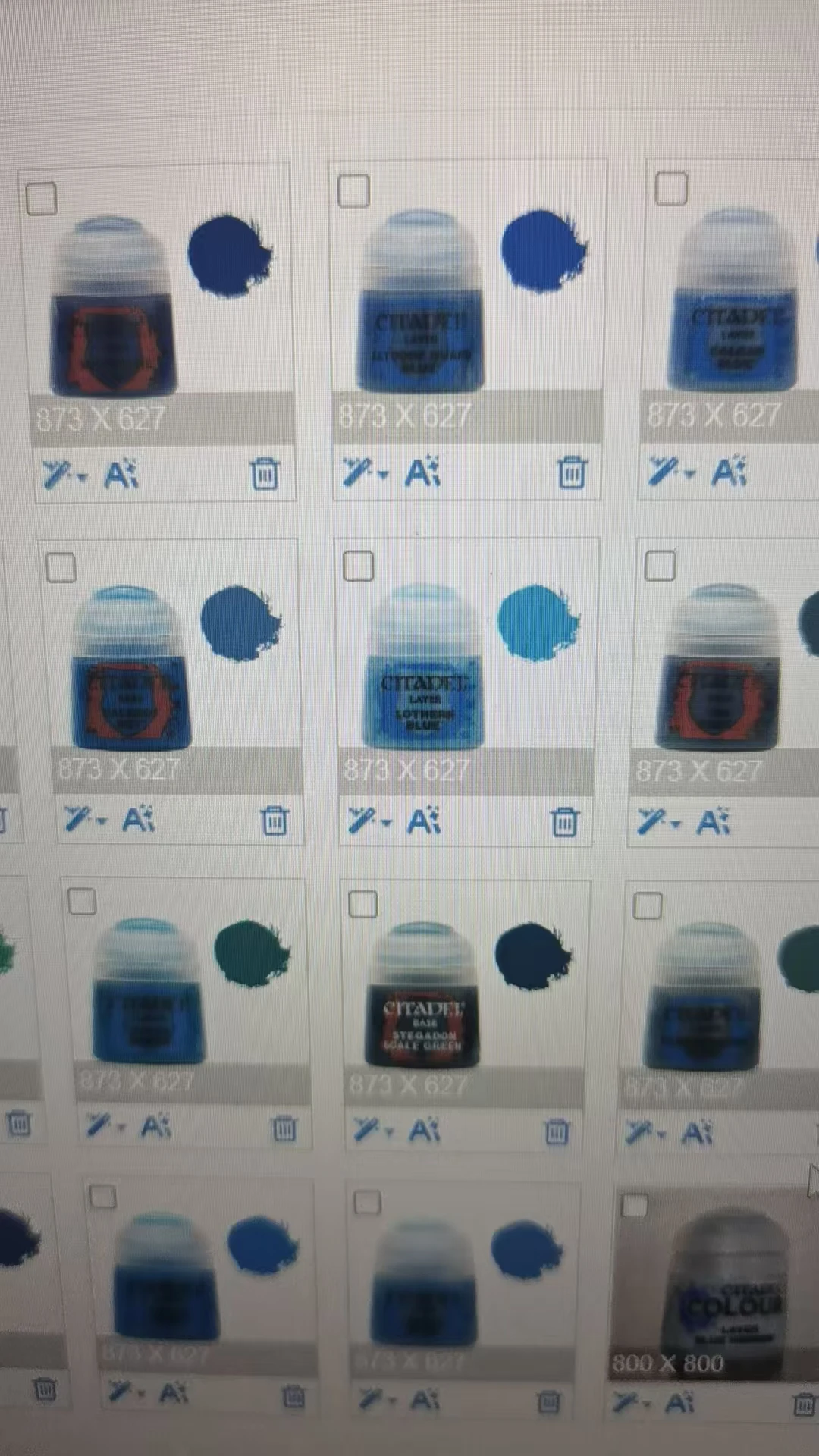 Pigment Comparison Paint Series Second Group 18ml