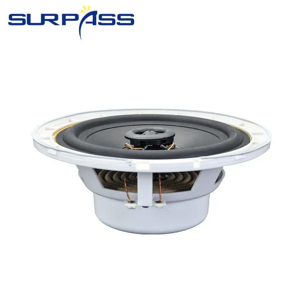 6 بوصة 25 واط مركبة بحرية سقف المتكلم مقاوم للماء IP44 مكبرات الصوت في الهواء الطلق راحة سماعة موسيقية لليخوت سبا الحمام غرفة الاستحمام