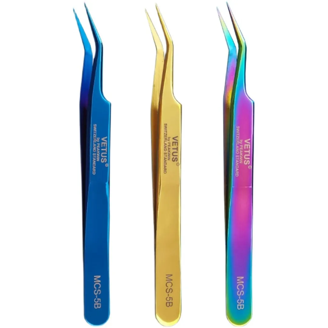 High quality grafting eyelash tweezers, butterfly clip, high-precision professional eyeliner, stainless steel implant clip