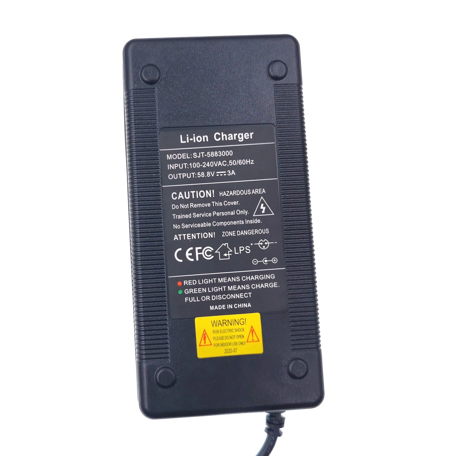 58.8V 3A Li-ion Battery Charger for 14S e-bike electric bicycle Wheelbarrow Electric self balancing unicycle scooter Charger