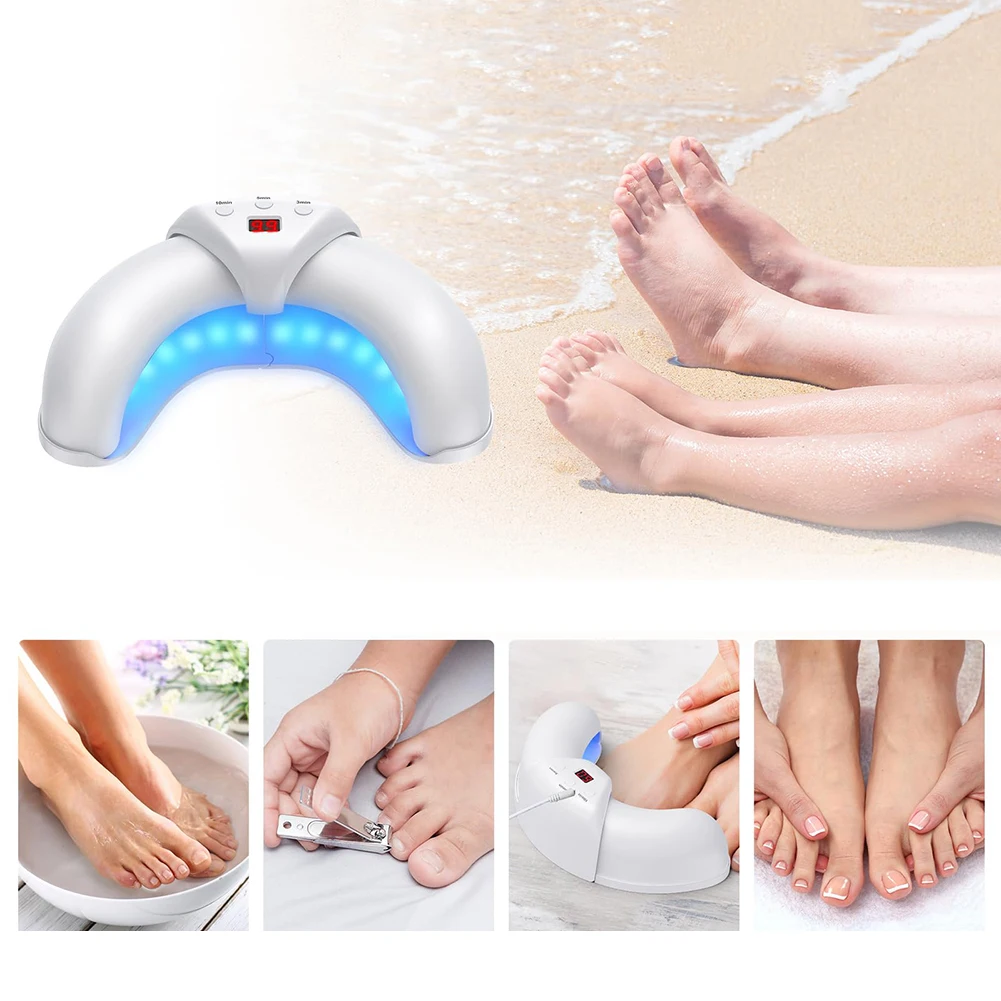 

Nail Fungal Light Device Nail Fungal Cleaning Device Rechargeable Nail Fungal Eradication Device for Paronychia Onychomycosis