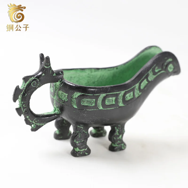 

Antique Bronze Ware Water Utensils Ritual Vessels For Film Photography Han Wedding Ancient Style Props Classical O