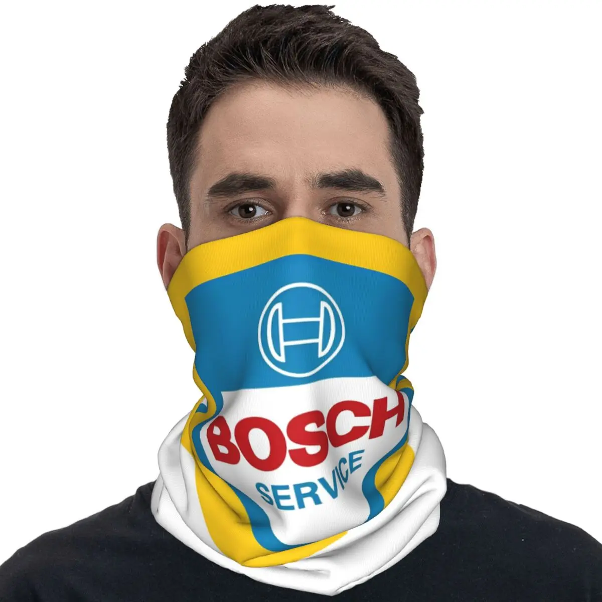 أداة كهربائية قناع دراجة سلس لينة Bosches شعار غطاء الوجه قناع مضحك المشي لمسافات طويلة التخييم يندبروف الرقبة الجراب