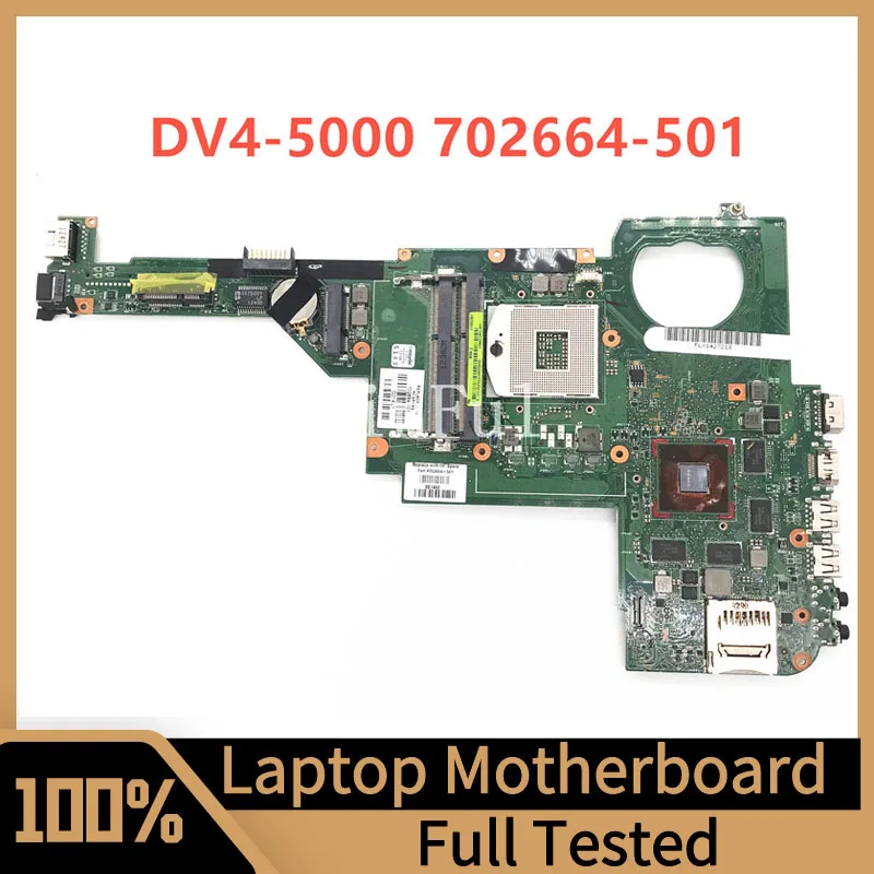 

702664-501 702664-601 702664-001 Mainboard For HP DV4-5000 Laptop Motherboard N13P-GLR-A1 GT630M 100% Full Tested Working Well