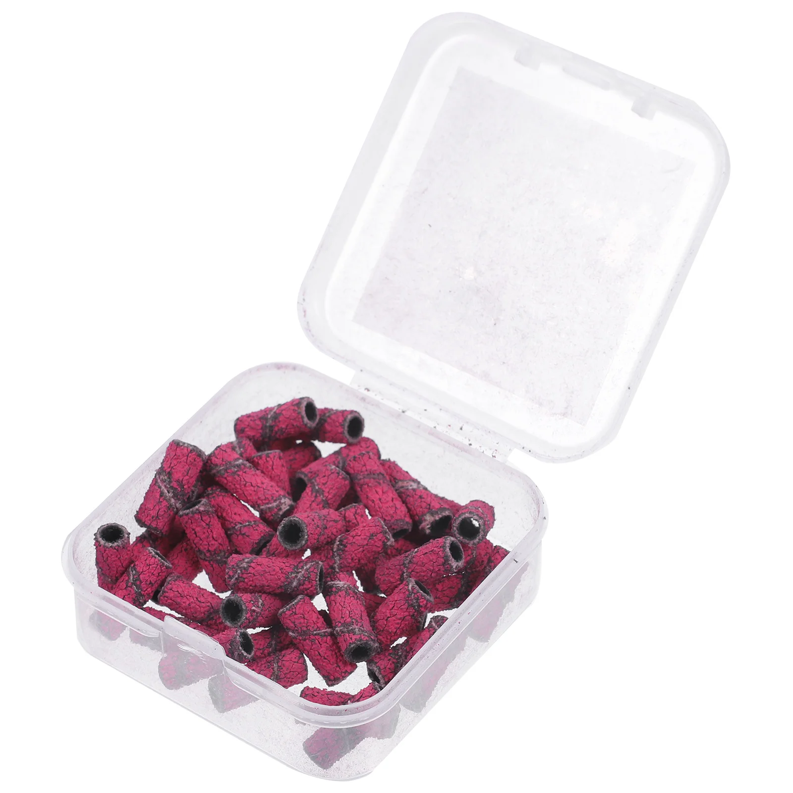 

50 Pcs Nail Sand Ring Bearing Sanding Rings Bands Circle for Drill Tungsten Steel