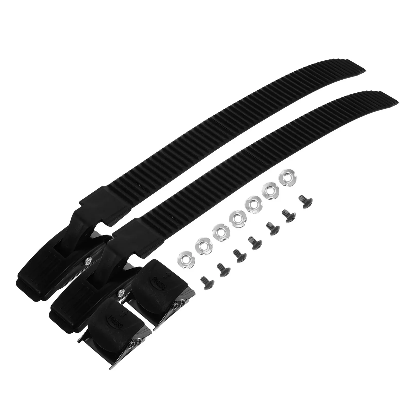 

2Sets Roller Skate Replaceable Buckle Straps Secure Fit Quick Release Skate Fixing Straps for Inline Quad Ice Skates