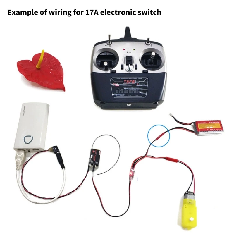 High Voltages 1CH 5-12V PWM Remote Aircraft Remote Control Relays Switches