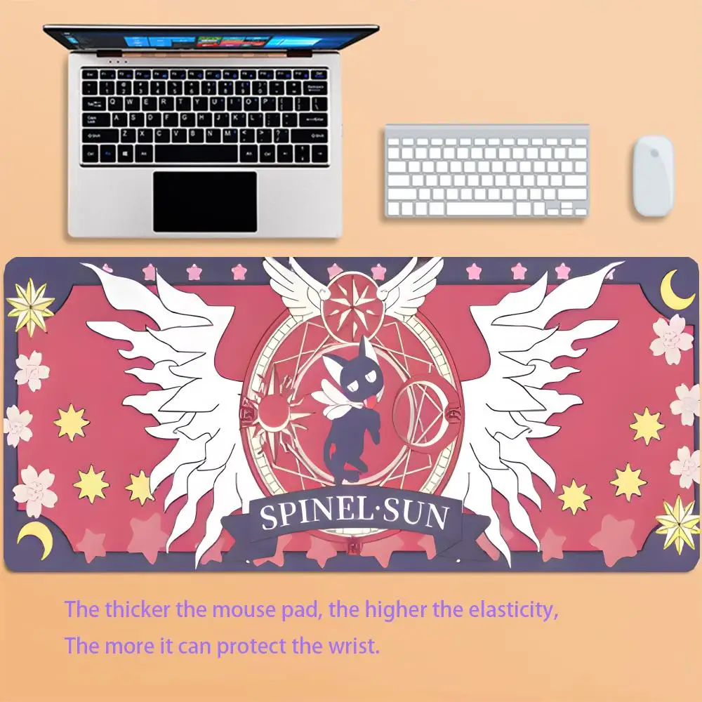 Magician Girl Mousepad Large Mouse Pad Gamer Deskmat Non-slip Mat Office Carpet Computer Accessories Mausepad Mats