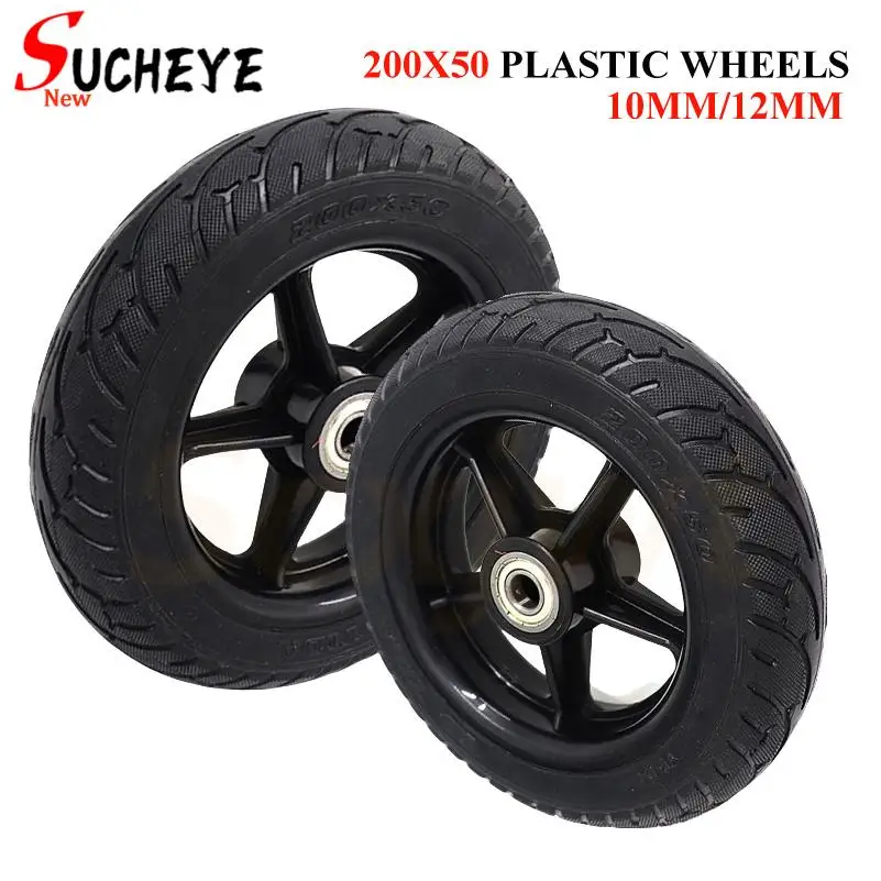 200x50-ソリッドタイヤホイール-kugoo-s1-s2-s3-電動スクーターバランスバイク用-8x2-プラスチックホイールハブ-ベアリング付き-防爆