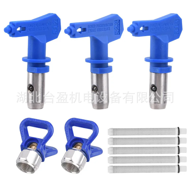 For Airless Spraying Machine Nozzle Gun Nozzle Gun Head Spray Head Duckbill Seat Latex Paint Spray Gun Electric High Pressure Sp