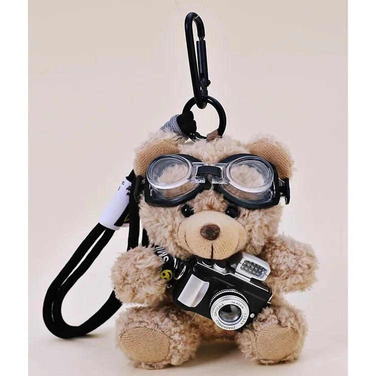 

30 Options Mini Teddy Plush Bear Toy PP Cotton Filled Unisex Purse Charm Keychain Charms Backpack Car Key