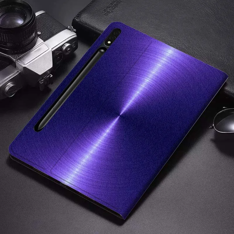 

Luxury metal style design Tablet Case For Samsung Galaxy Tab S7 S8 S9 S10 FE Plus Lite 11 12.4 13.1 Inch