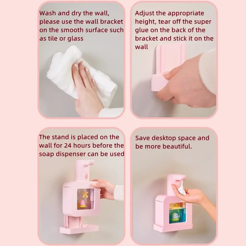 New Automatic Soap Dispenser Cute Pet Contact Free Hand Sanitizer USB Charging 400ml Liquid Dispensers Wash Handtizer Personal image 6