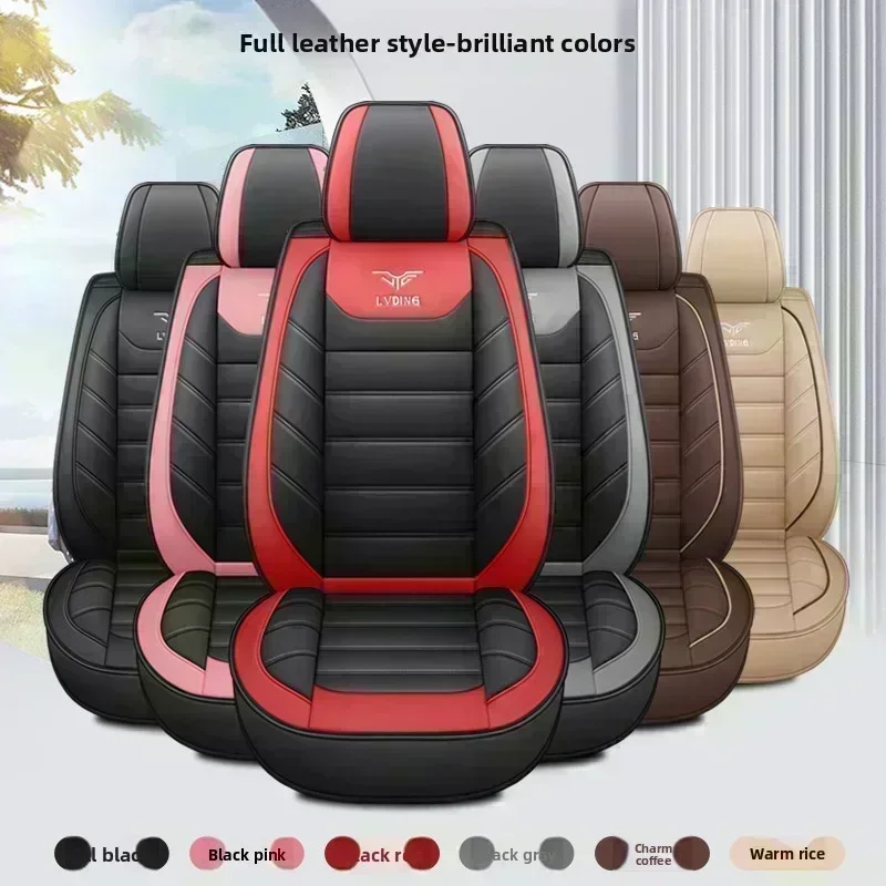 غطاء مقعد سيارة دودج رام مقاوم للماء من الجلد الصناعي المقاوم للاهتراء، مجموعة كاملة من 5 مقاعد، غطاء مقعد مريح كامل التفاف #6