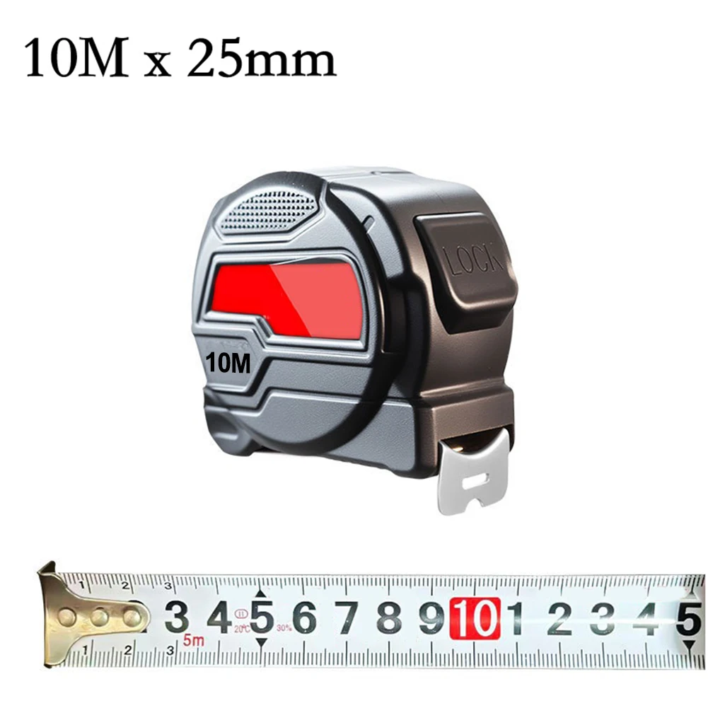 1pc 5/7.5/10meter Stainless Steel Metric Tape Measure Waterproof Wear-resistant Self Locking Retractable Ruler Measuring Tools