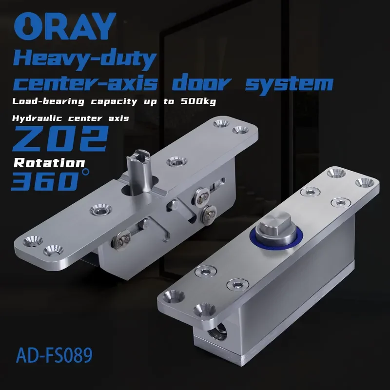 360 Degree Stainless Steel Door Closer Floor Hinges Pivot Door Hinge Heavy 450 Kg Adjustable Pivot Hinge System