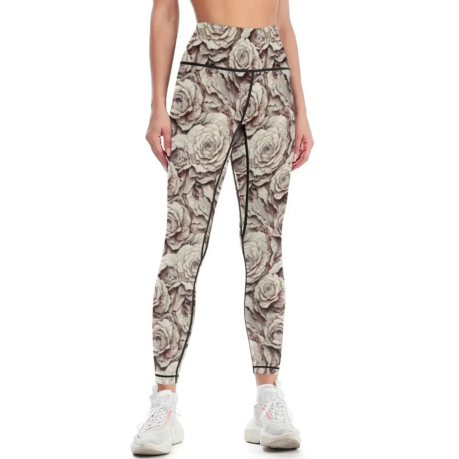 

Sun-Baked Clay Roses Leggings sports shirts gym sport pants Women's push up gym's sportswear Womens Leggings