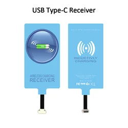 External Type-c Wireless Charger Receiver For Xiaomi Redmi Note 7 8 8T 9S 9 10S 10 Pro Max