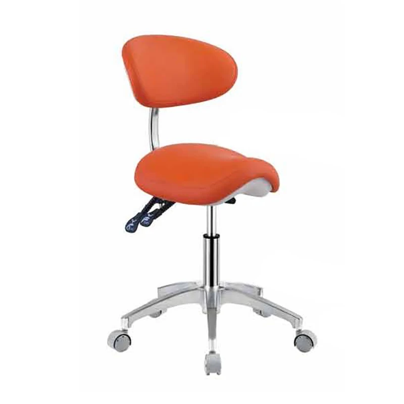 

Ergonomic Dental Mobile Chair Dentist Saddle Seat with Backrest