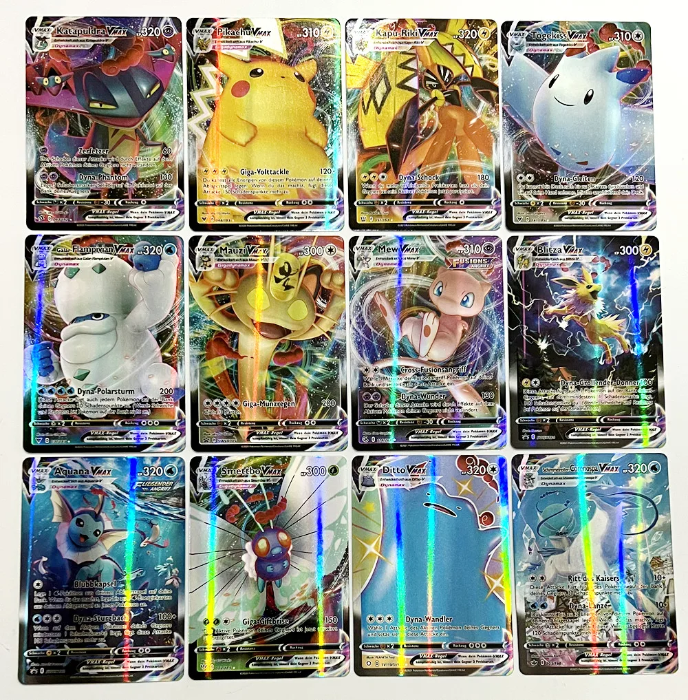 20Pcs Spanish French English German cards cartas pokemons francaise Spanish Card Featuring Gx V Max VMAX hot