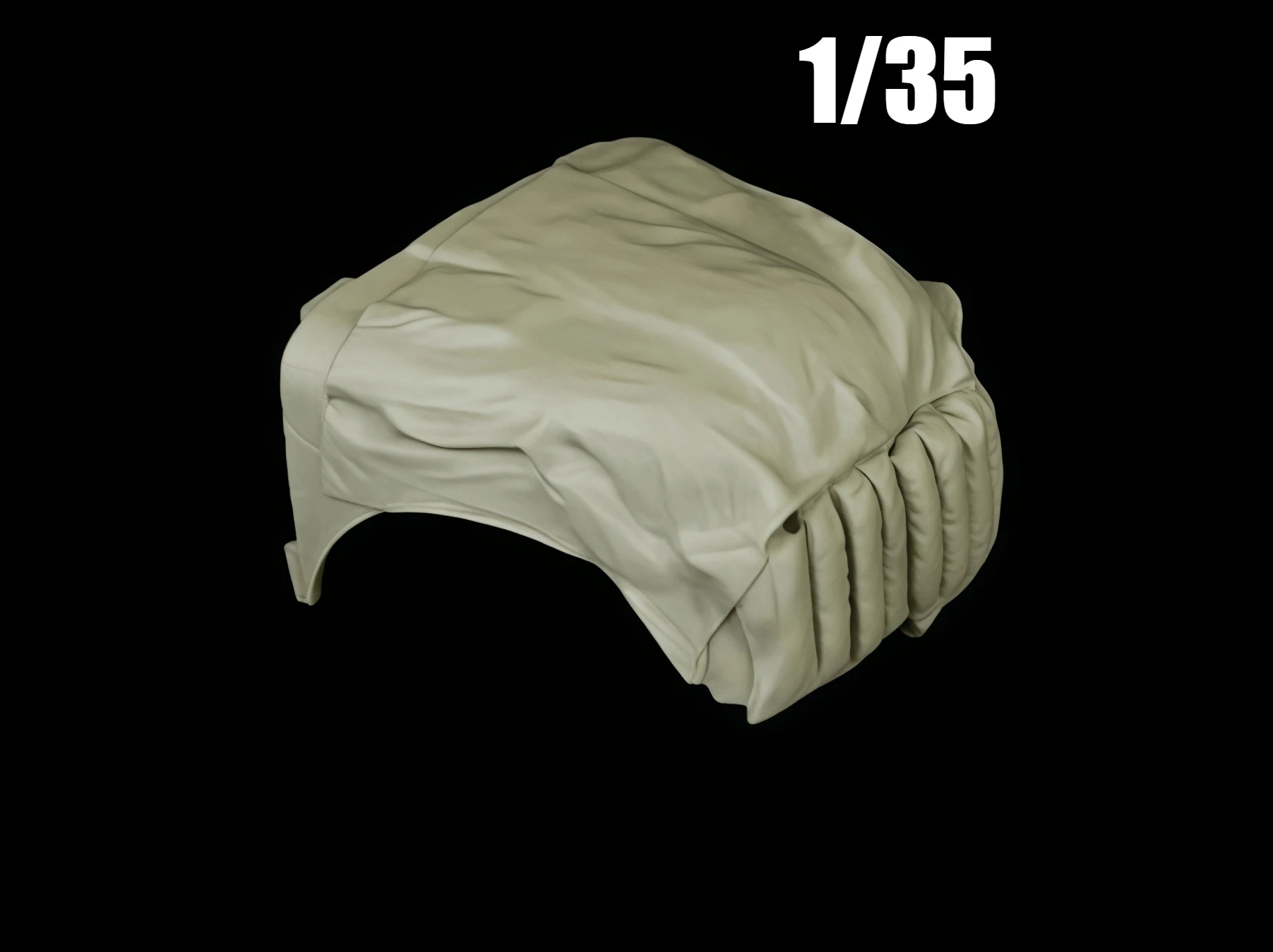 

1:35 Cast Resin Model Assembly Kit, GK, Steyer 1500 Engine Room Winter Insulation Cotton Cover, Unpainted