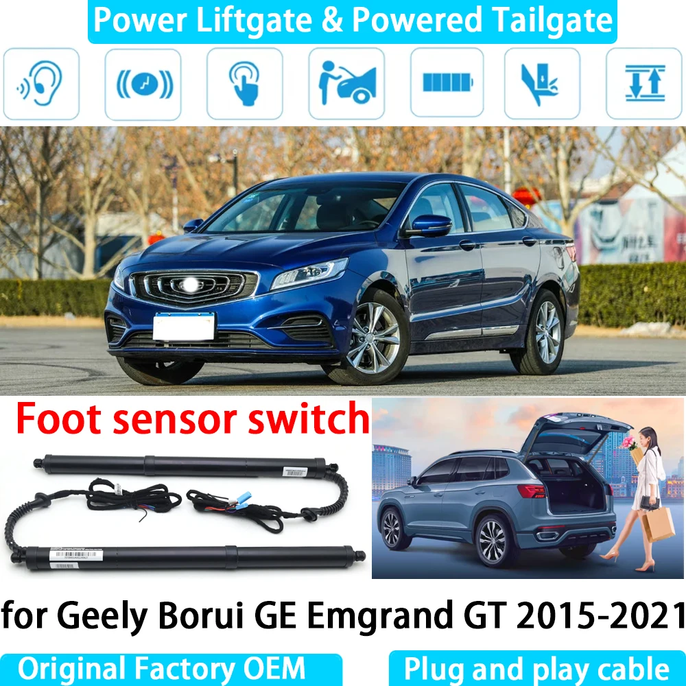 

for Geely Borui GE Emgrand GT 2015-2021 Automatic Electric Power Liftgate Powered Tailgate Strut Tail Gate Lift System