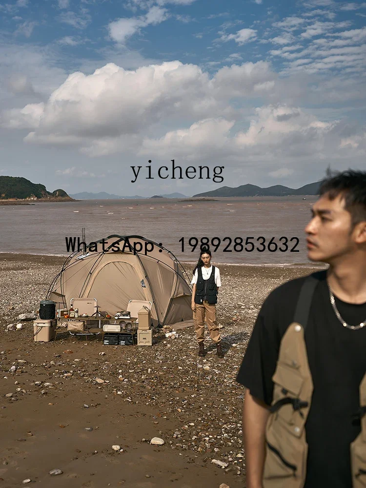 

tent outdoor camping equipment autumn and winter windproof overnight cold four seasons ball tent commander