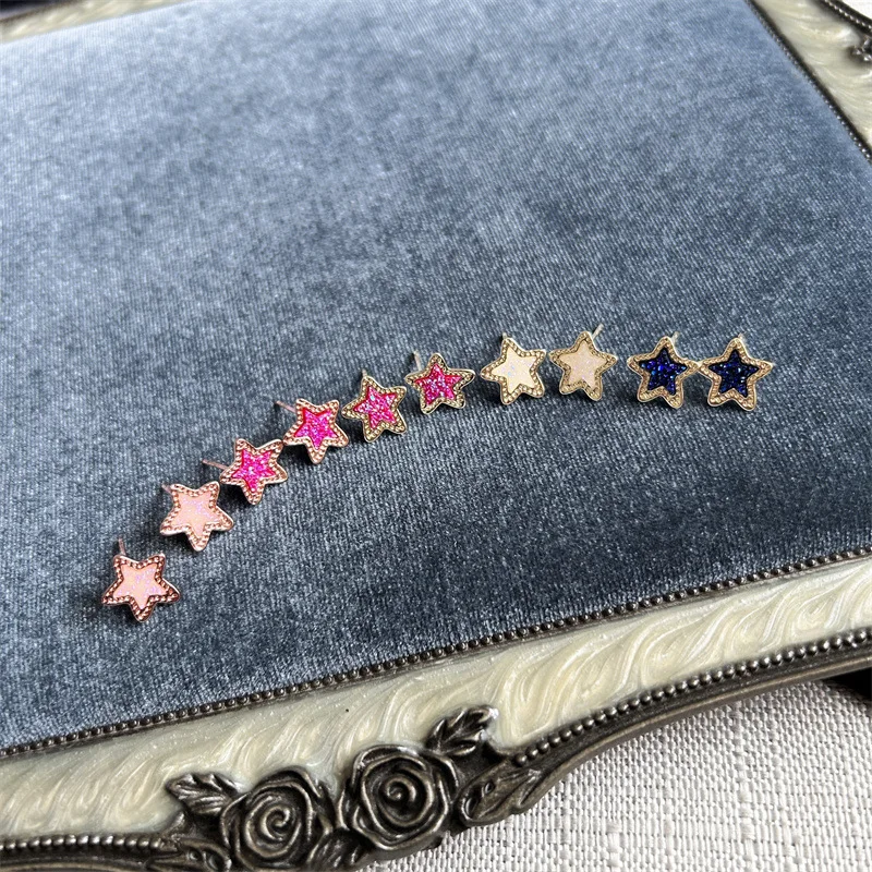 

YEEVAA Small Jae Star Drusy Stud Earrings for Women, Fashion Jewelry, Unique Gifts