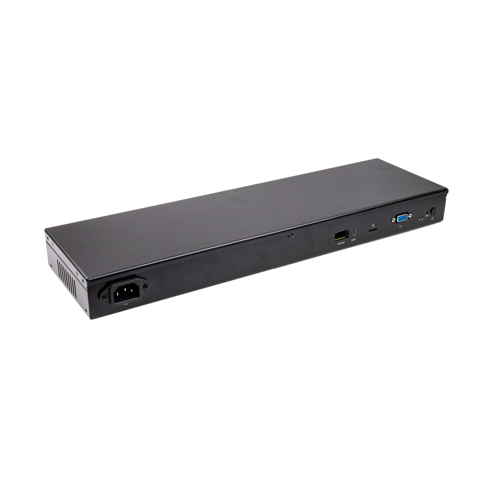 Imagem -04 - Qotom 1u Rack Router Firewall Q20331g9 Q20342g9 Processador Atom C3758r C3808 Aes-ni Mini Pc- 5x 2.5g Lan 4x 10gbe Sfp +