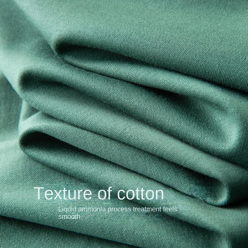 الفاخرة تمتد مريحة لينة و الجلد ودية أنيق الرجال المتضخم طويلة الأكمام تي شيرت الصلبة الألوان الكورية بلوزات على الموضة #5