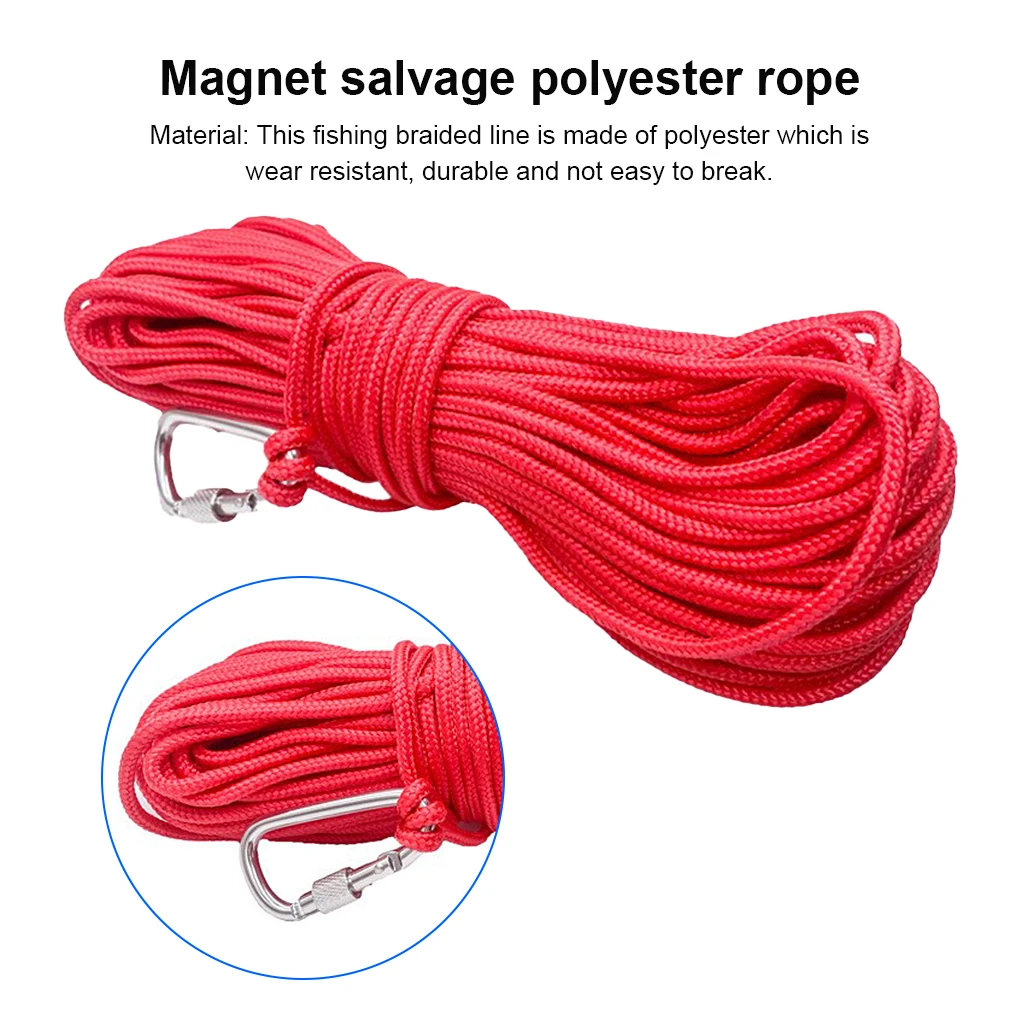 New Salvage Rope Fishing Magnetic Rope Suitable For Deep Sea Salvage Strong Search Magnetic Fishing Pot Fishing