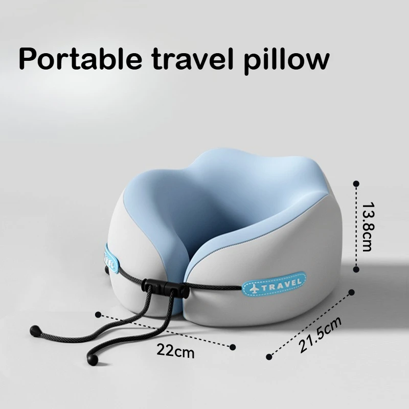 

Memory foam U-shaped pillow, travel neck pillow, cervical spine and neck backrest, portable