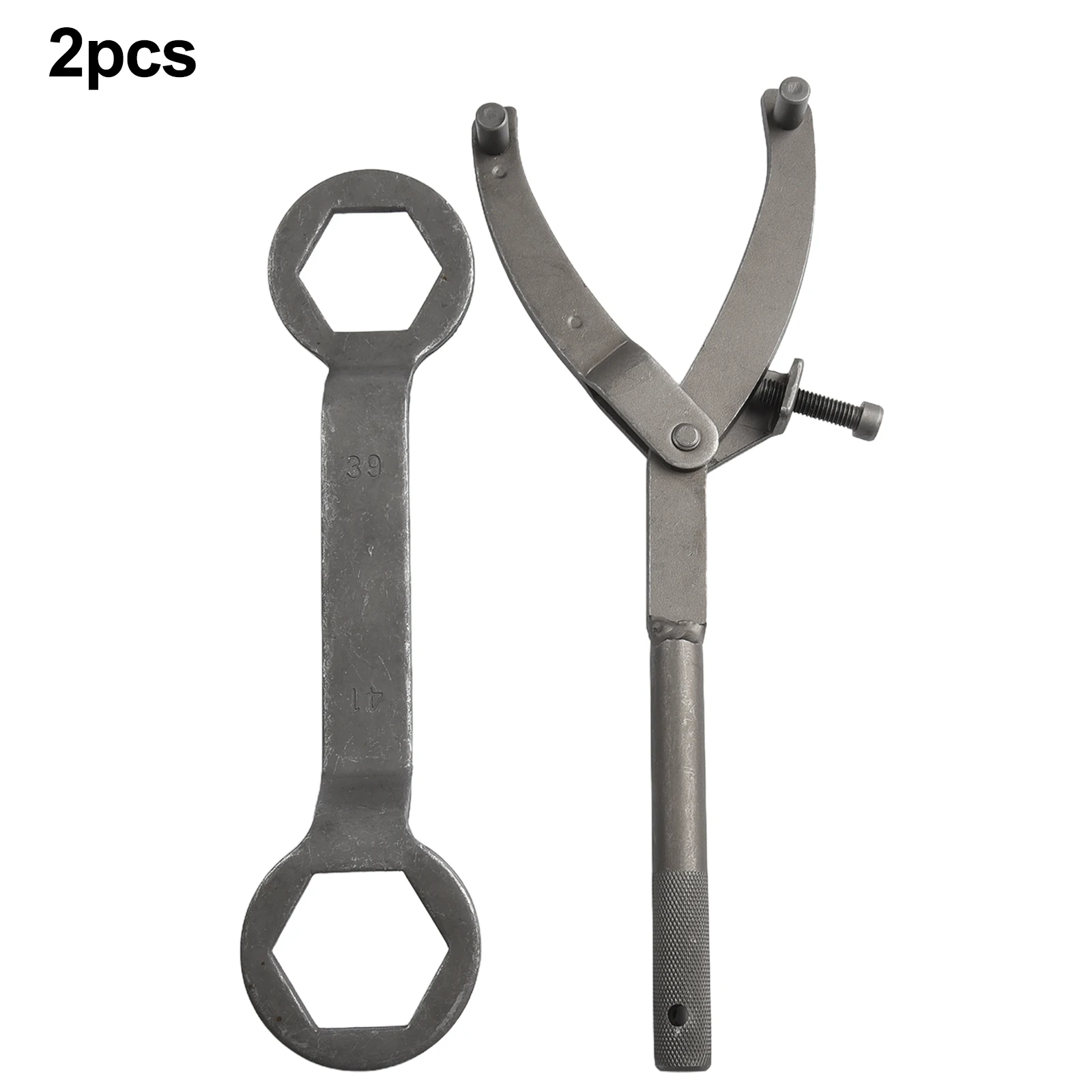 Double Head Y Shape Wrench 39-41mm For Motorcycle Scooter Electric Vehicle Pulley Flywheel Removal Clutch Nut Tool Grey