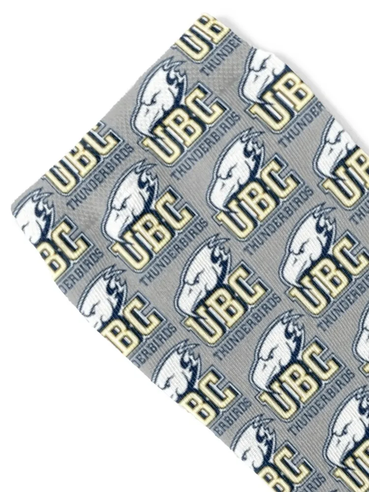 UBC (Thunderbirds) Logo3 Socks FASHION hockey Men Socks Luxury Brand Women's