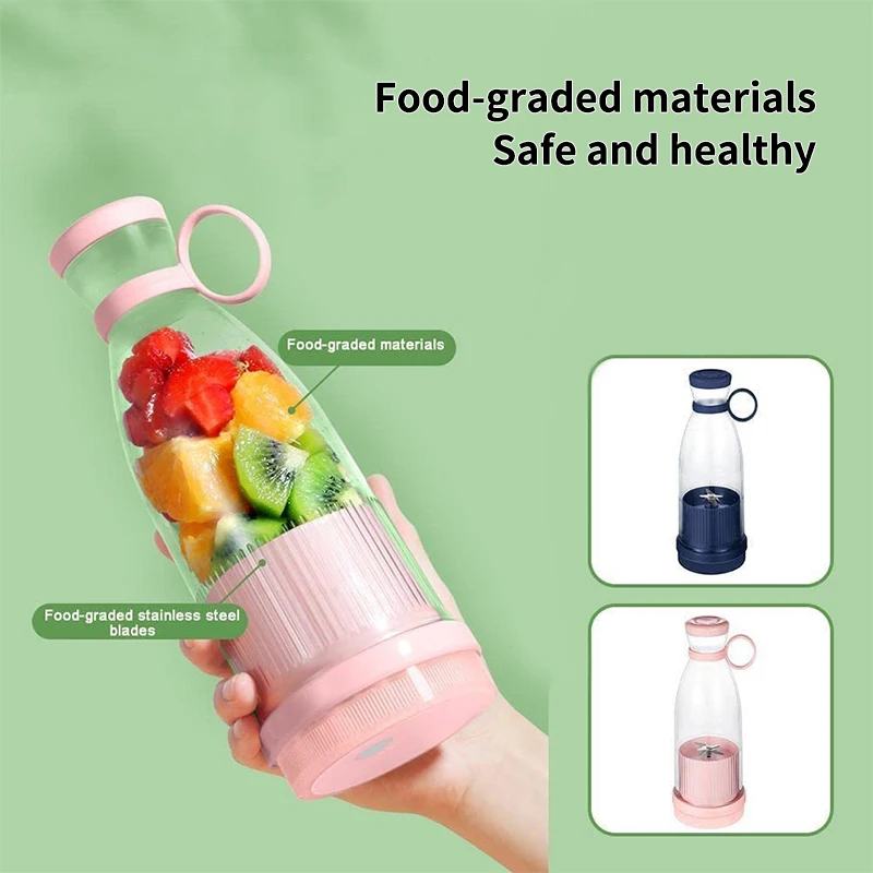 Portable Electric Juicer Blender Mini Fruit Mixers Juicers Fruit Extractors Food Milkshake Multifunction Juice Maker Machine