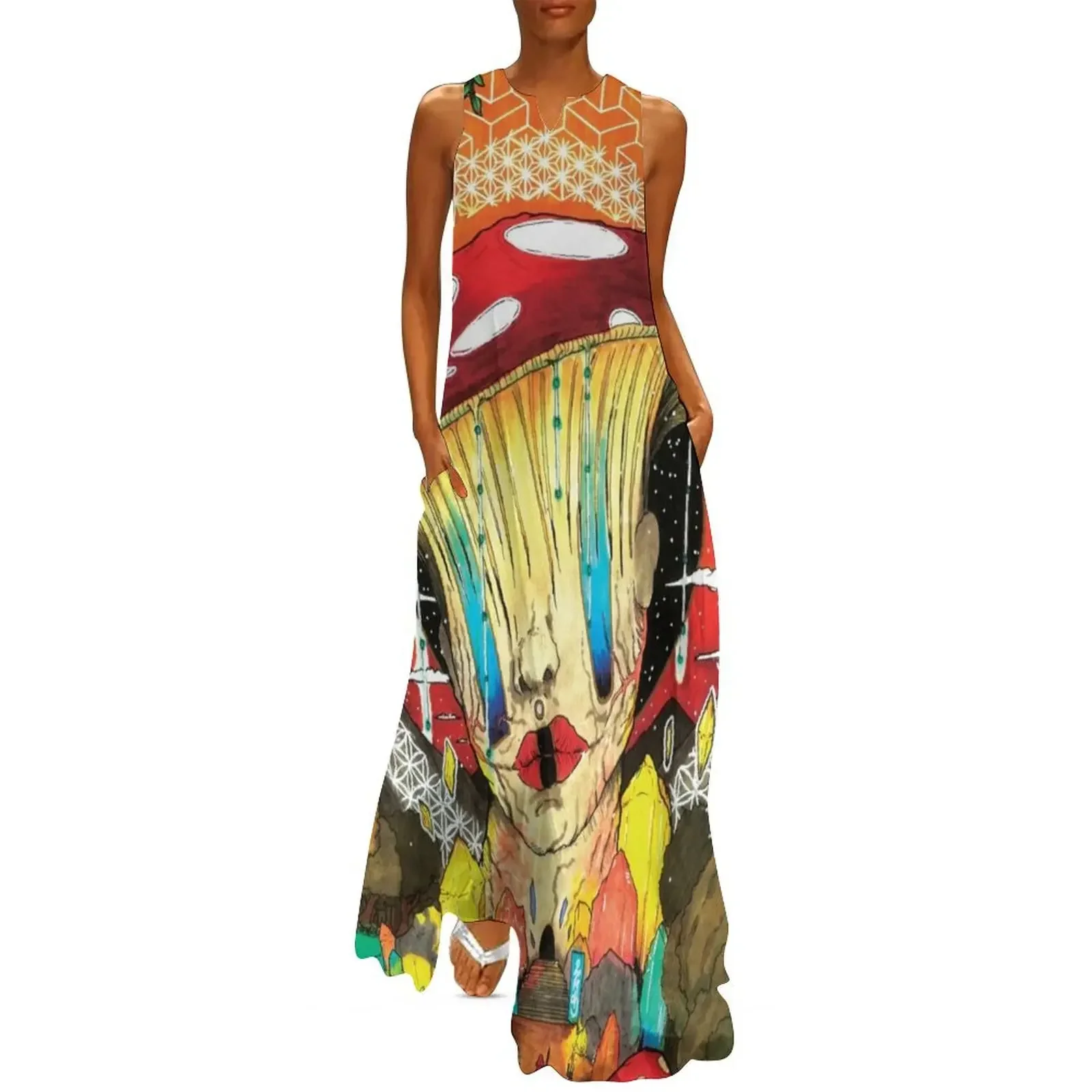 

Inner Trips Long Dress women long dresses luxury woman evening dress birthday dress for women women's evening dresses