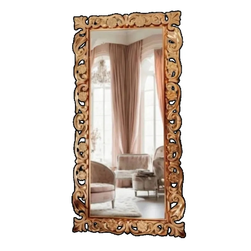 Funky Design Mirrors Full Body Decorations Gold Square Luxury Mirrors Full Body Bedroom Modern Specchi A Pavimento Furniture