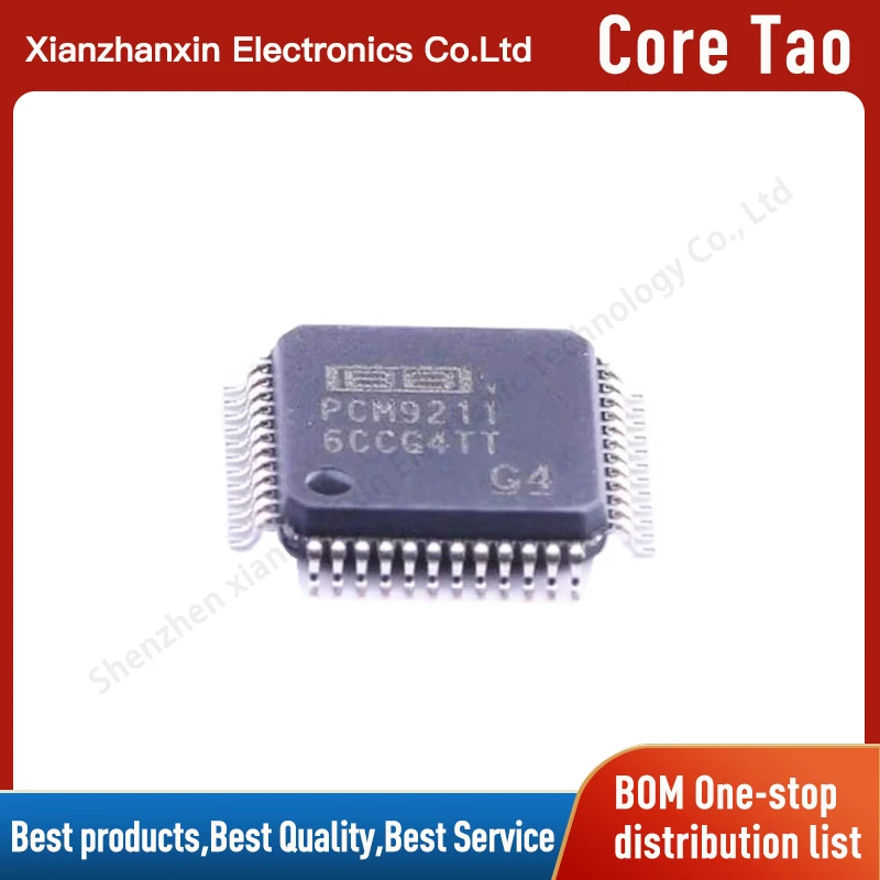 1~5PCS/LOT  PCM9211PTR PCM9211 LQFP48 Audio interface chip in stock