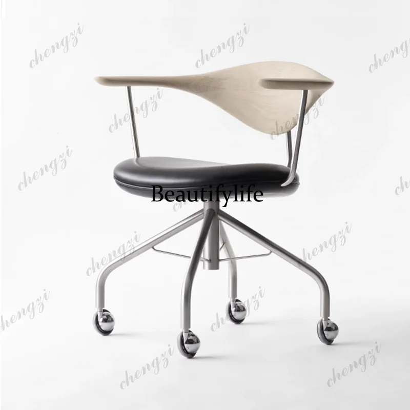 Silla de Oficina Italiana Minimalista TTT, Silla de Juego Moderna de Diseño, Sillas Portátiles de Oficina, Sillas de Oficina