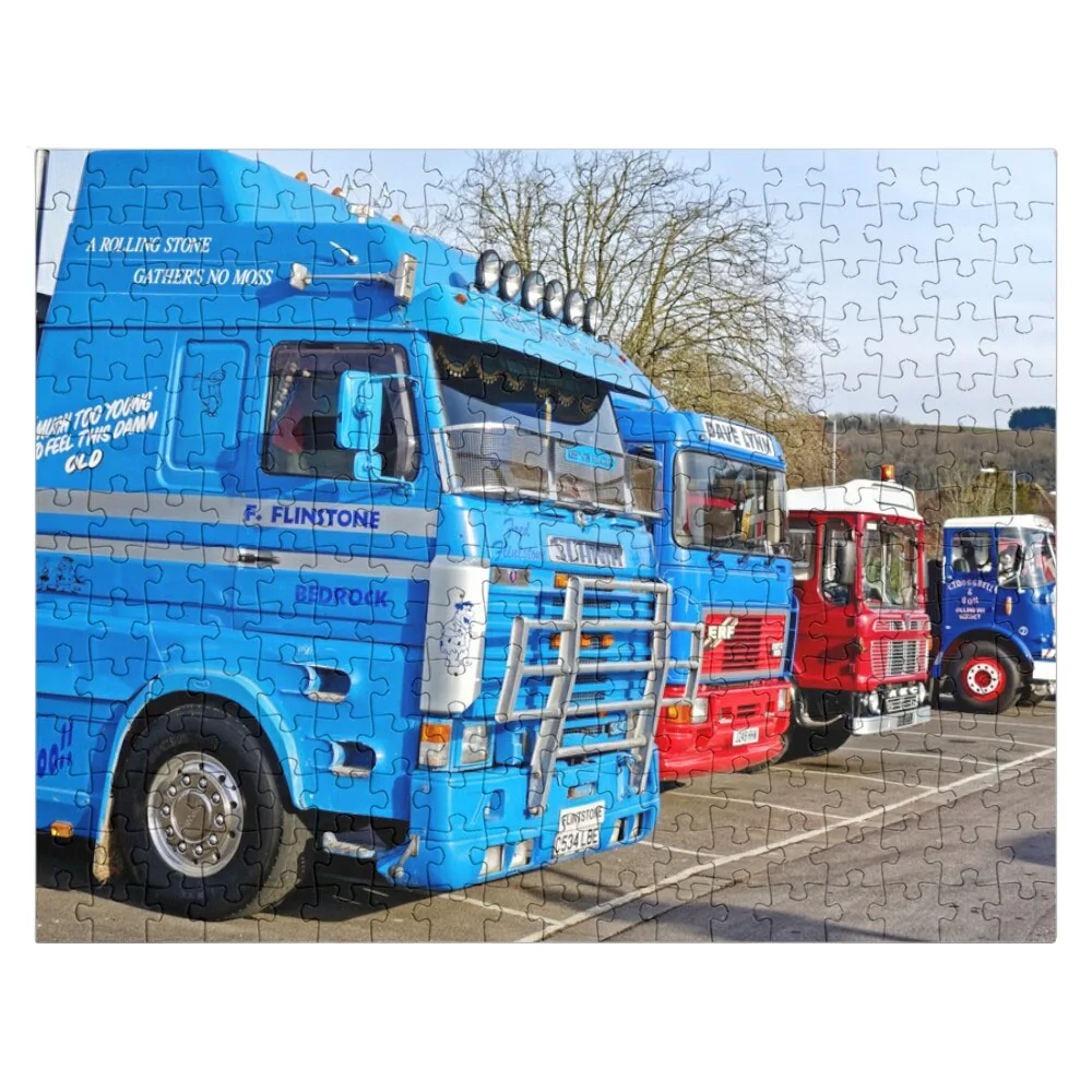 

Classic Commercial Lorries at Warminster, Wiltshire, UK Jigsaw Puzzle Personalized Baby Object Personalize Puzzle