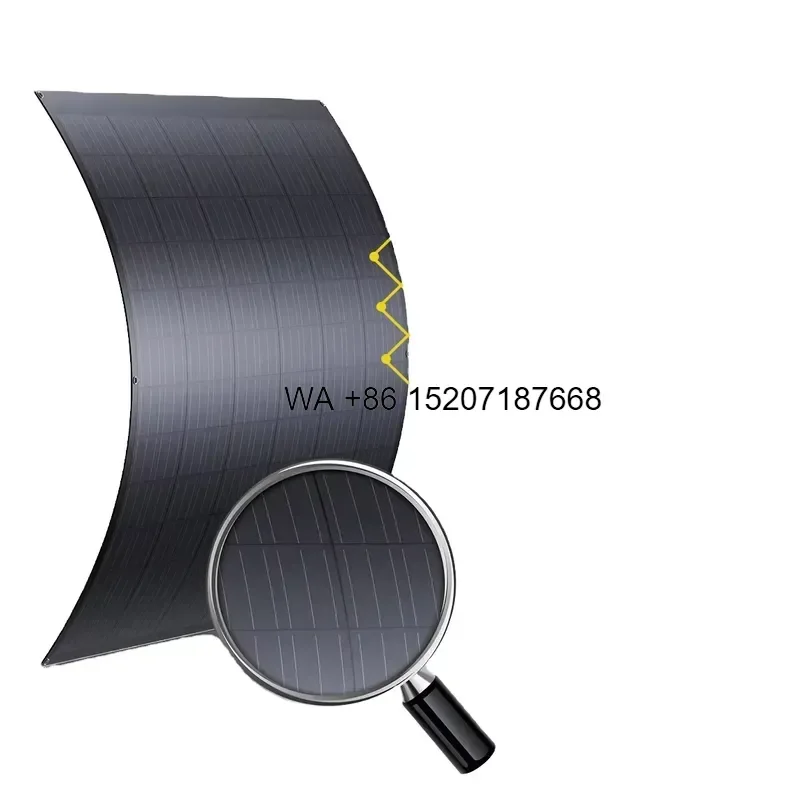Wmwmnu High Efficiency 240W Outdoor Flexible Monocrystalline Solar Panel 36V 18 Percent IP68 Waterproof for RVs Boats Tents