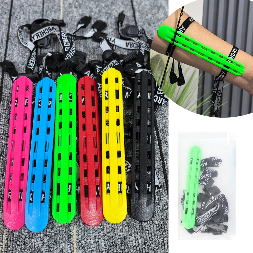 

Hunting Archery Armguard Breathable Adjustable Forearm Protector for Safety Fit Recurve Bow Compound Bow Outdoor Sport Gear