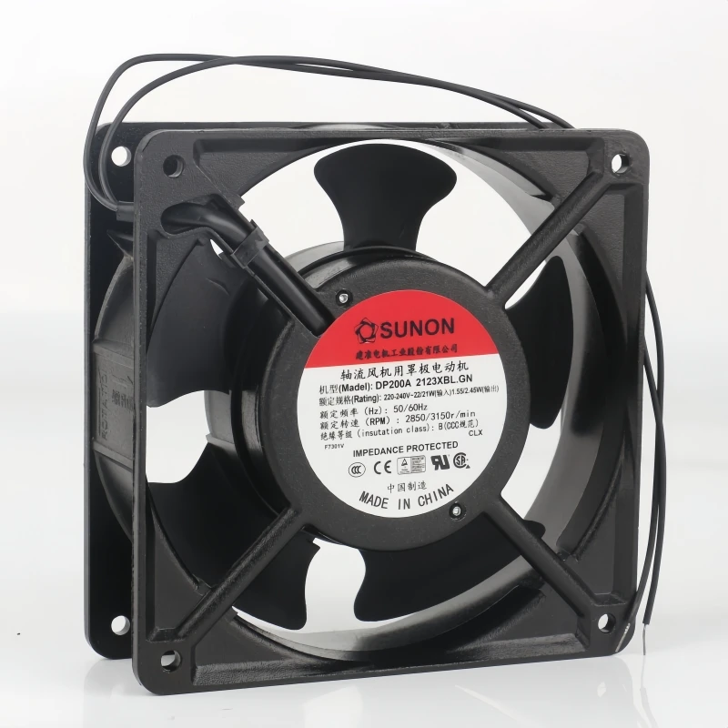 

Cooling Fan SUNON 12038 AC 220V DP200A Ball Bearing Industrial Metal Cabinet 120x120x38mm for Enhanced Heat Dissipation