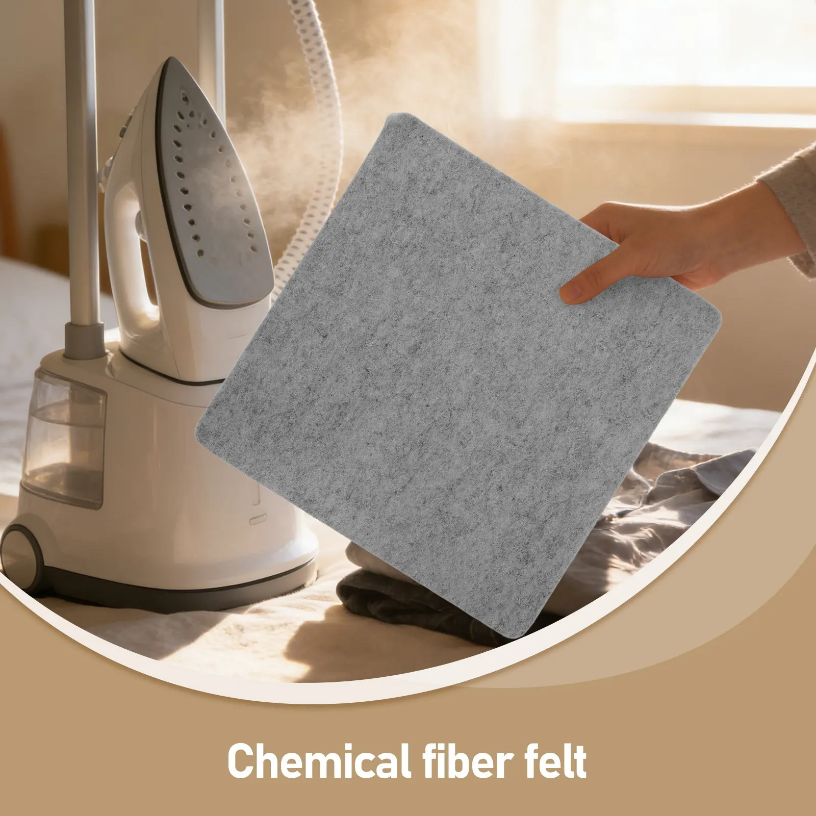 8 Inch Synthetic Felt Heat Proof Ironing Pad Portable Pressing Mat for Quilting Sewing Table Ironing Felt Mat Blanket