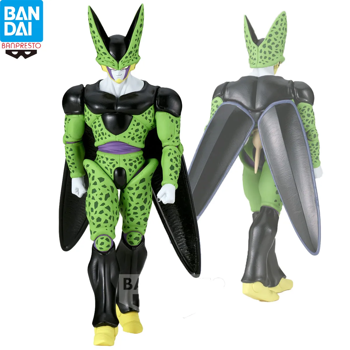 Banpresto-figura de DRAGON BALL Z, DBZ SOLID EDGE WORKS-THE Cell, Seru, modelo de Anime, decoración, 20cm en Stock