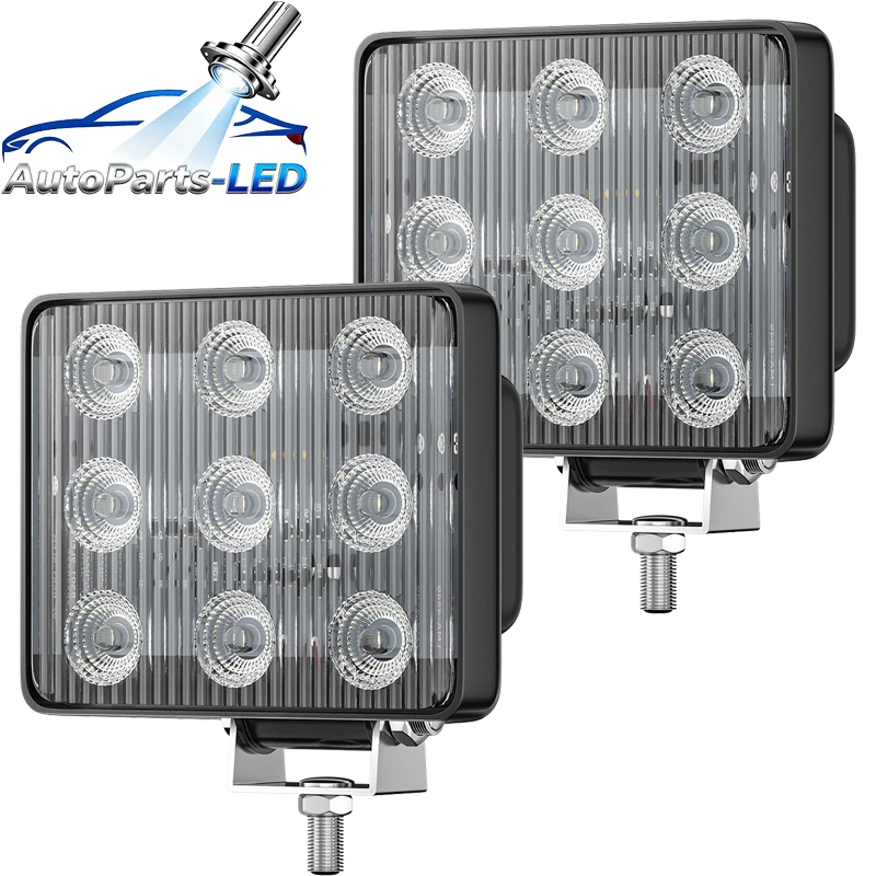 

4pcs Bright Truck Flashing LED Warning Light Universal Pickup Truck Trailer RV Waterproof 9LED Tail Brake Marker Rear Lamp