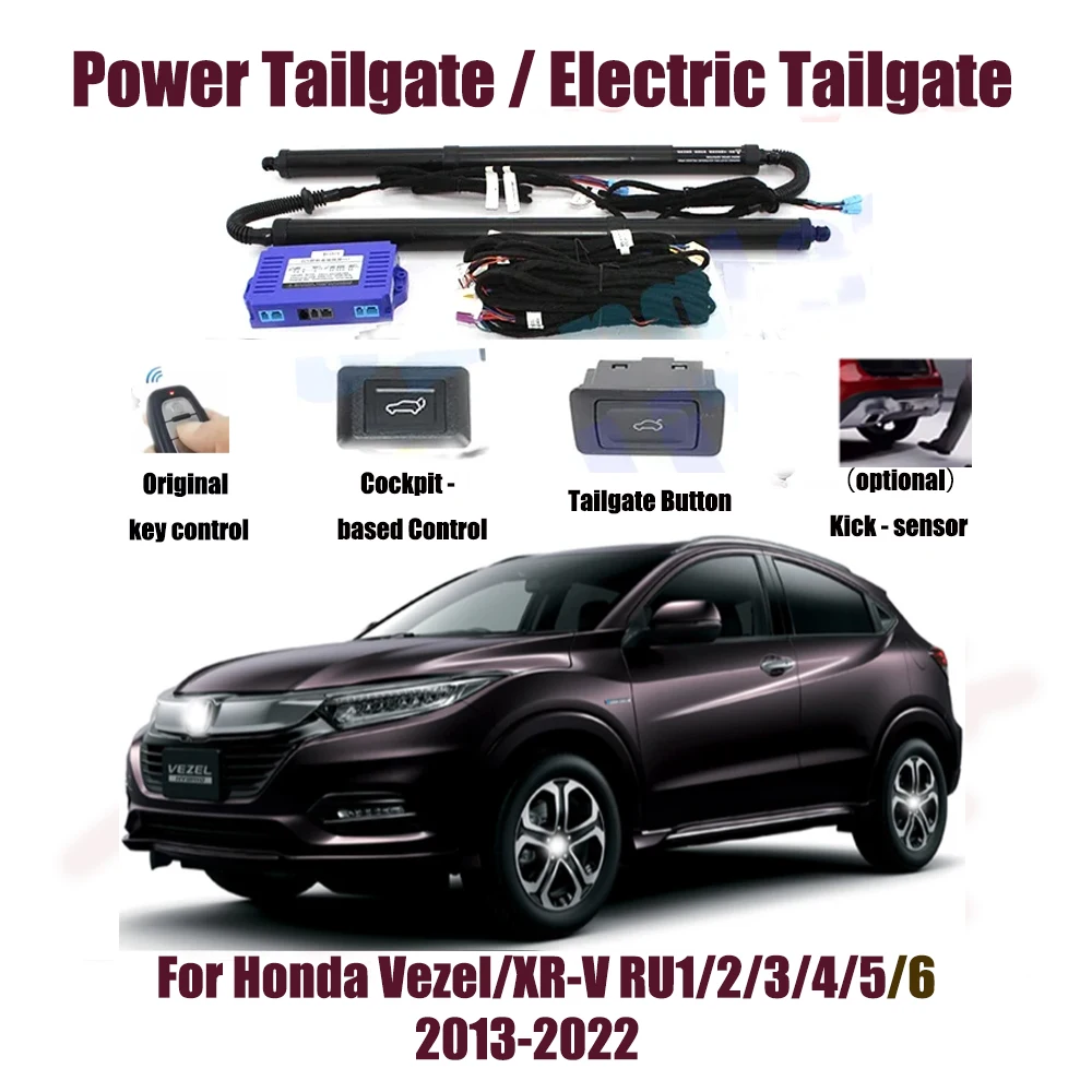 

For Honda Vezel/XR-V RU1/2/3/4/5/6 2013-2022 Car Automatic Lifting kit Opening Trunk Intelligent Electric Lift Tailgate
